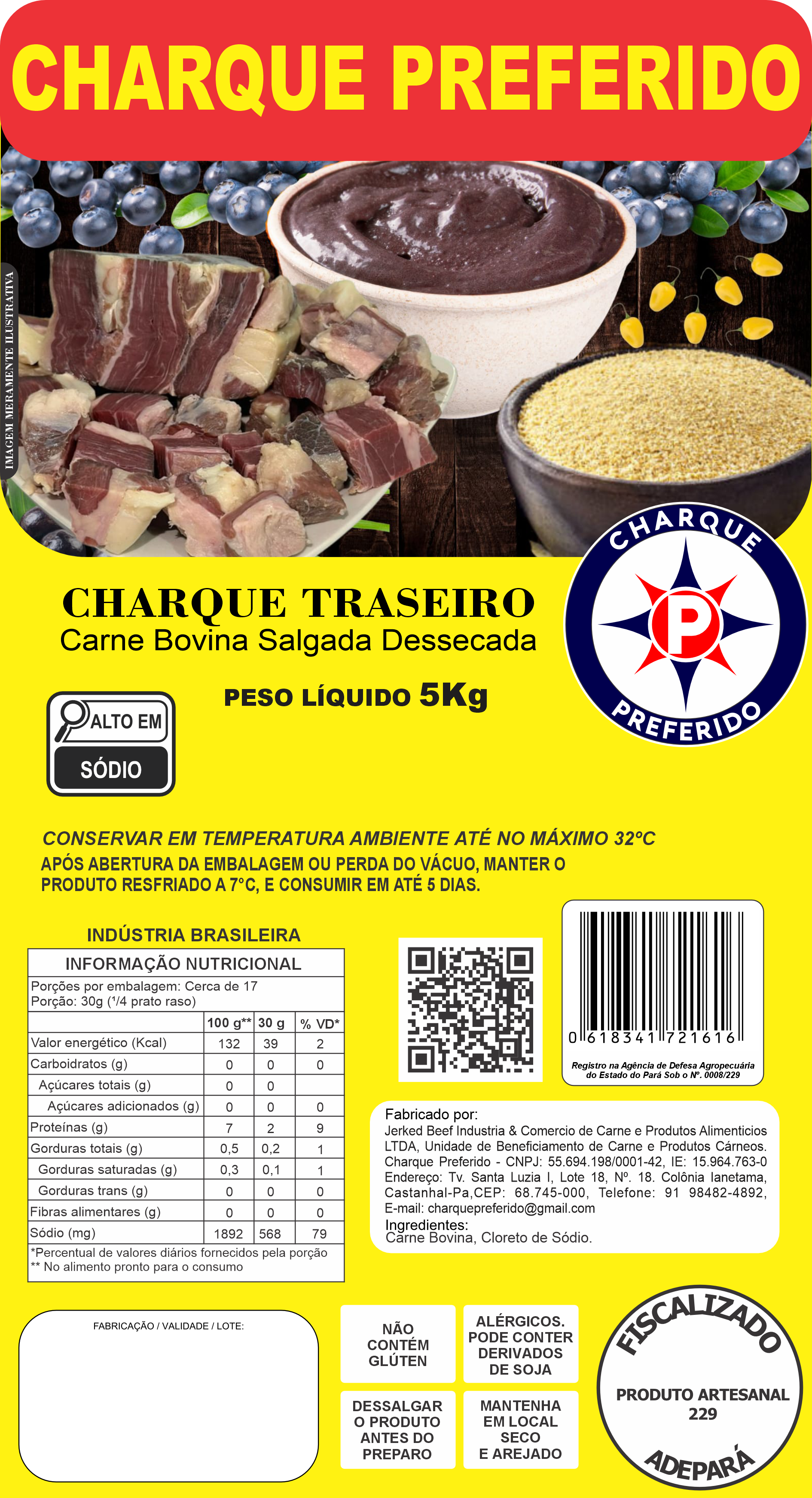 Charque Traseiro